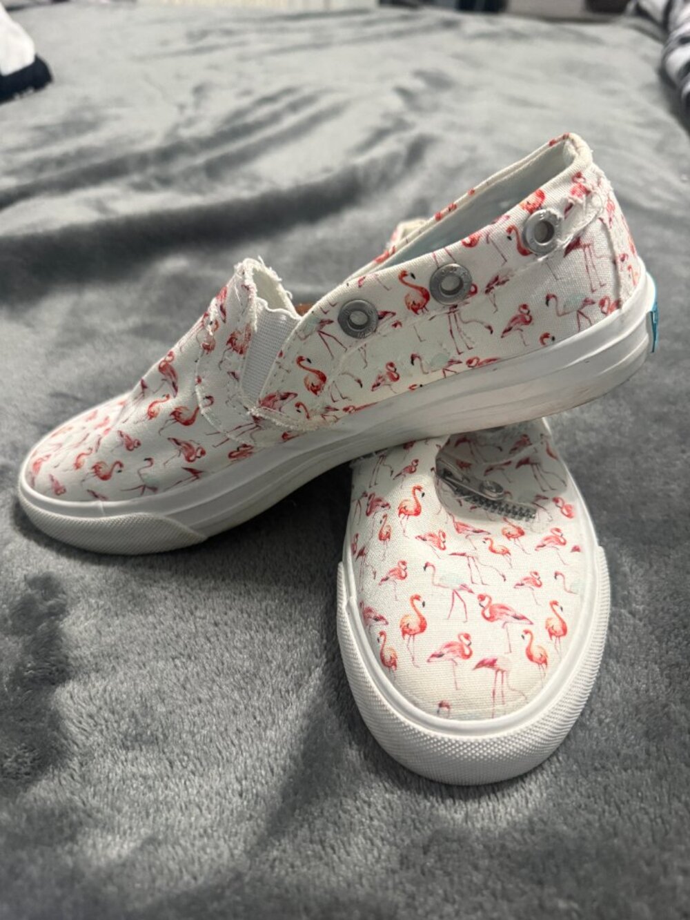 Blowfish Pink Flamingo Slip On Sneaker - Like New Condition - Size 6